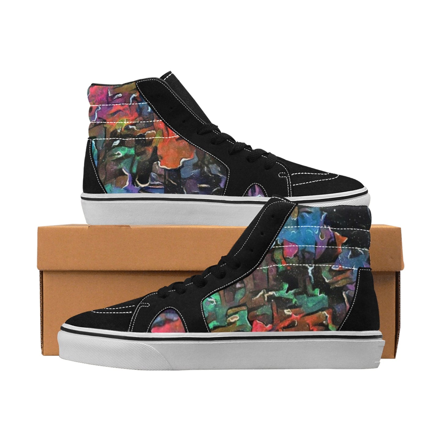 Space Storm Men's High-Top Sneakers