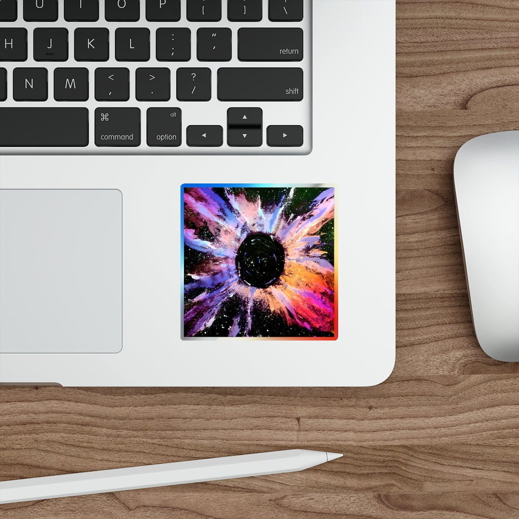 Black Hole Holographic Die-cut Stickers
