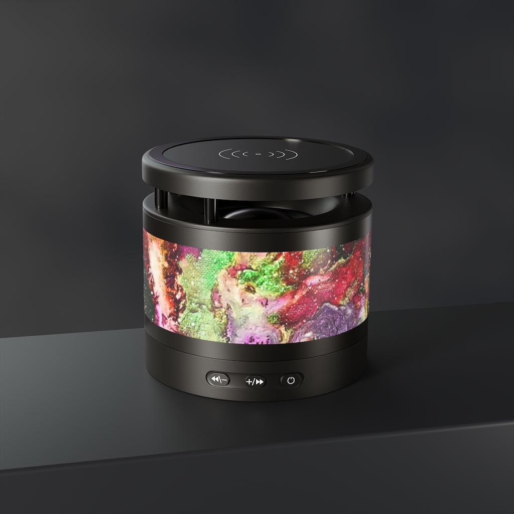 Metal Bluetooth Speaker and Wireless Charging Pad