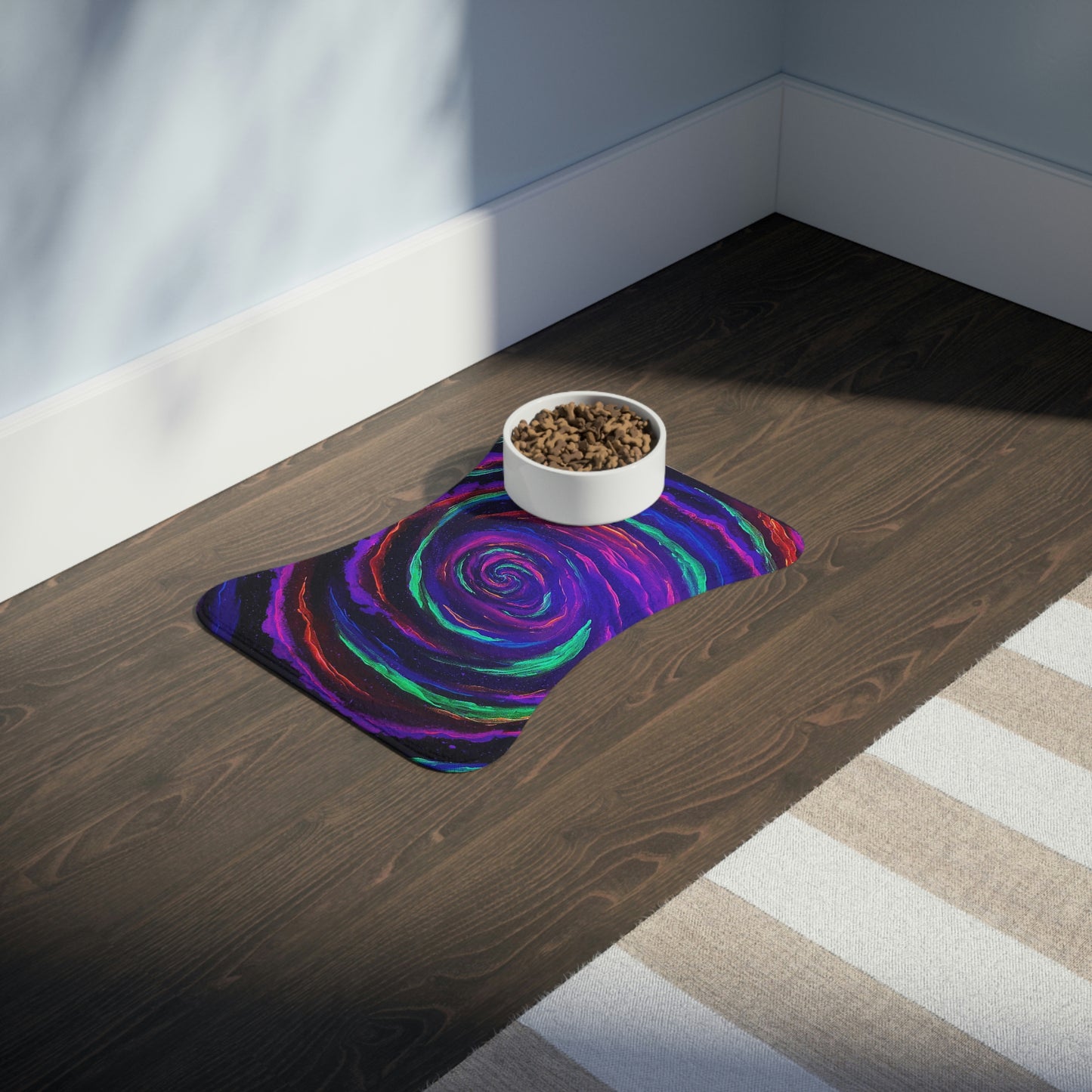 Galactic Rabbit Hole Pet Feeding Mats