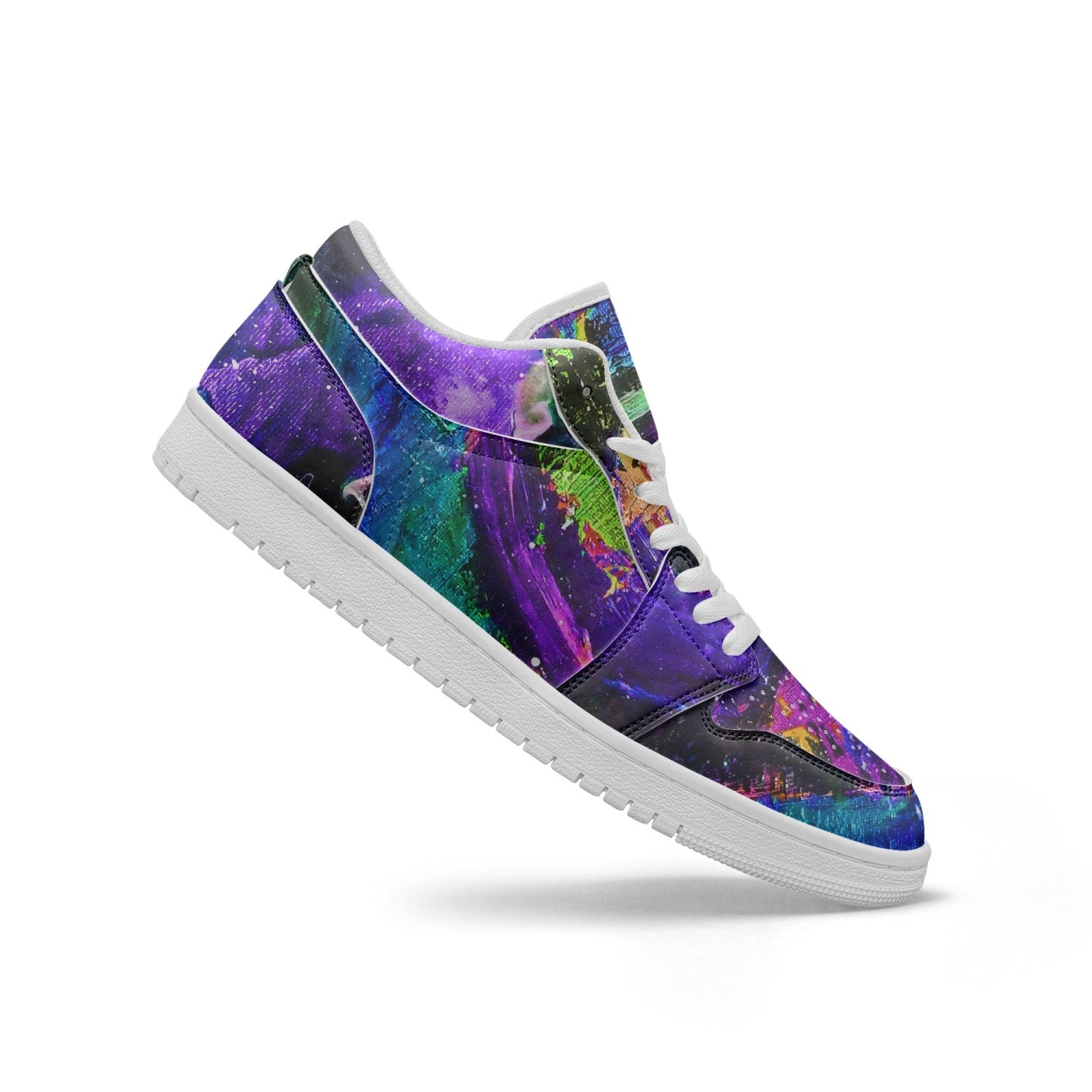 Different Dimensions/Galactic Clouds Low-Top AJ1 Leather Sneakers