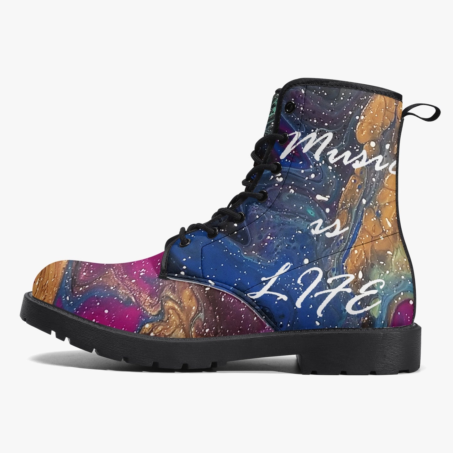 Music Is Life 2 Leather Boots