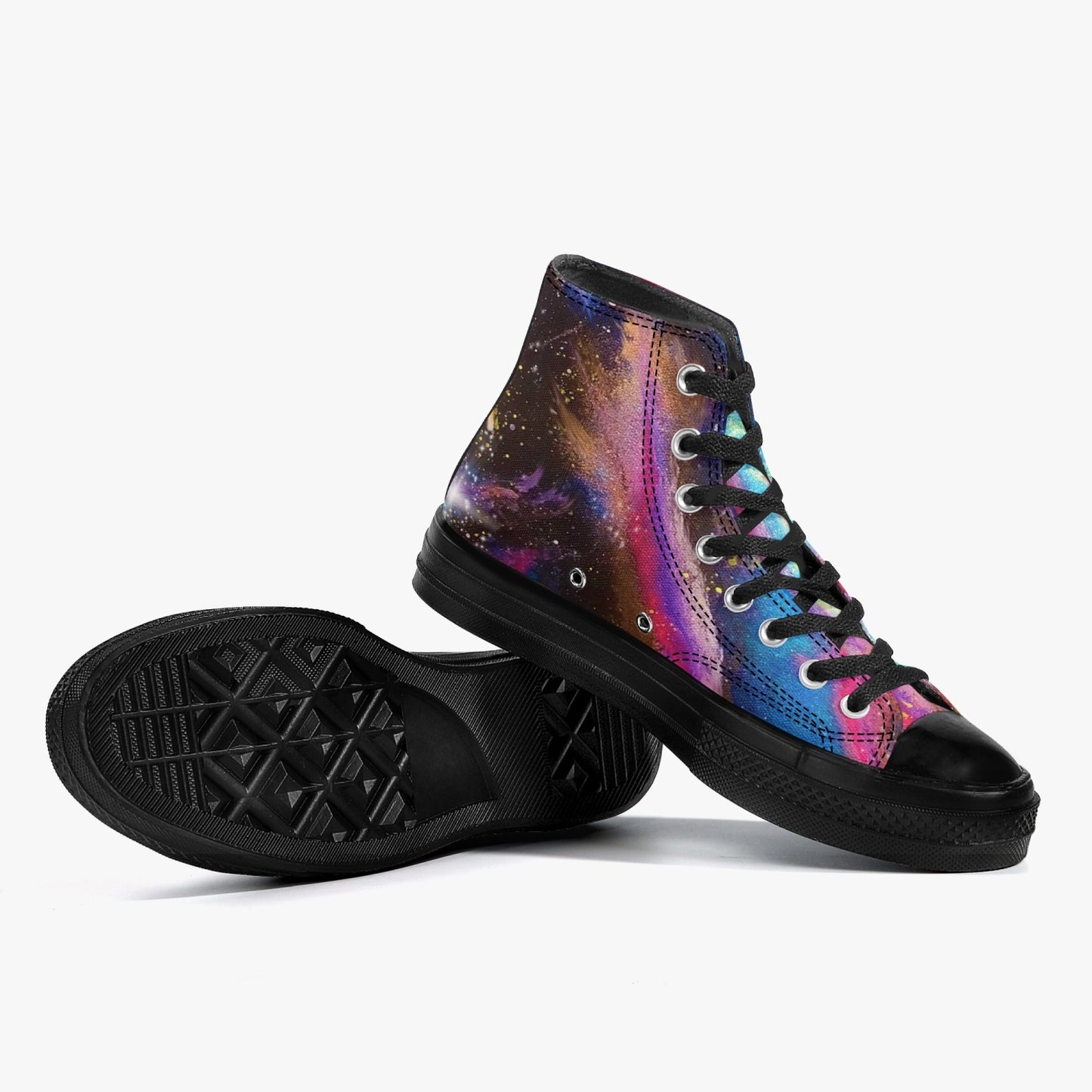 Explosive Nebula High-Top Shoes