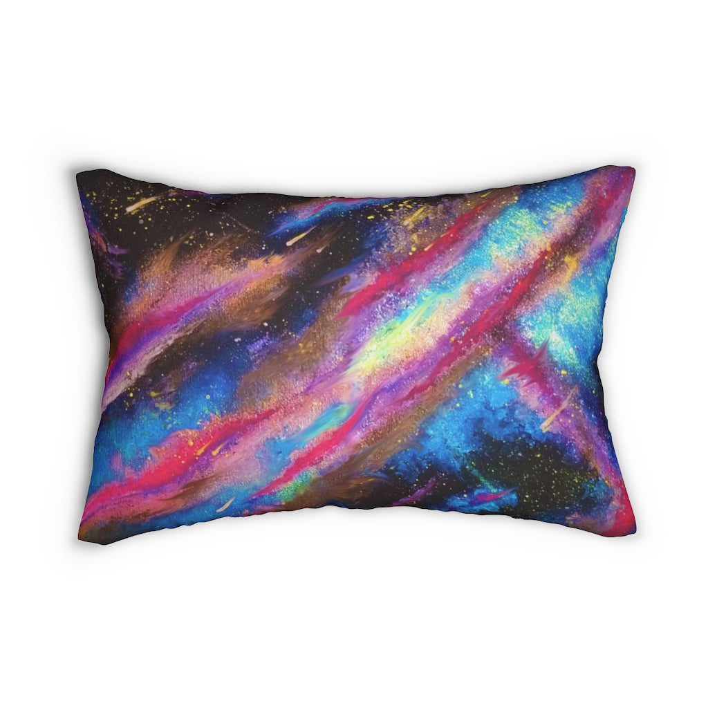 Explosive Nebula/Black Hole Lumbar Pillow