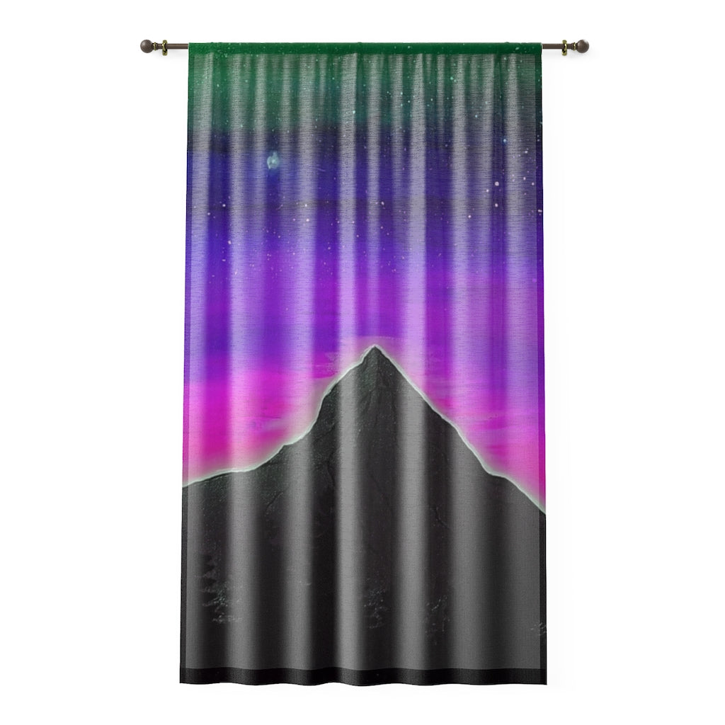 Sunrise Purple Window Curtain