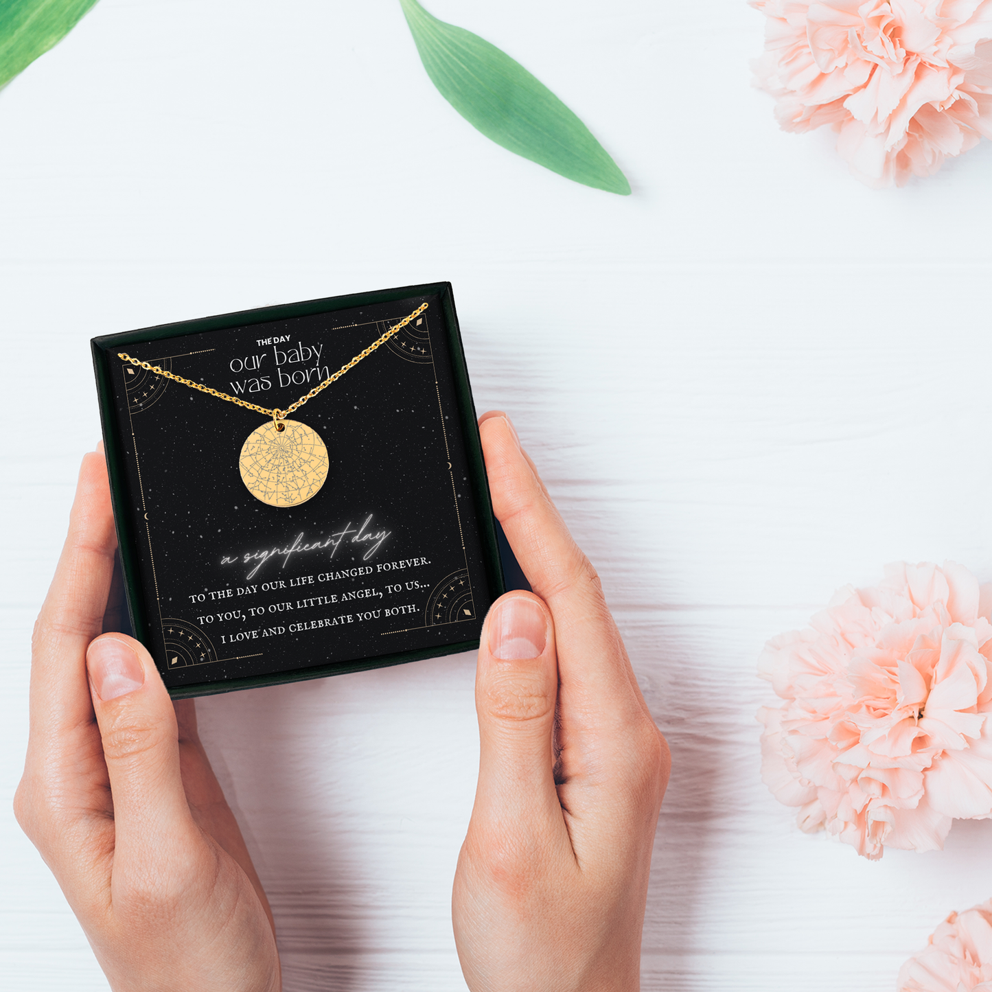 Custom Star Map Necklace