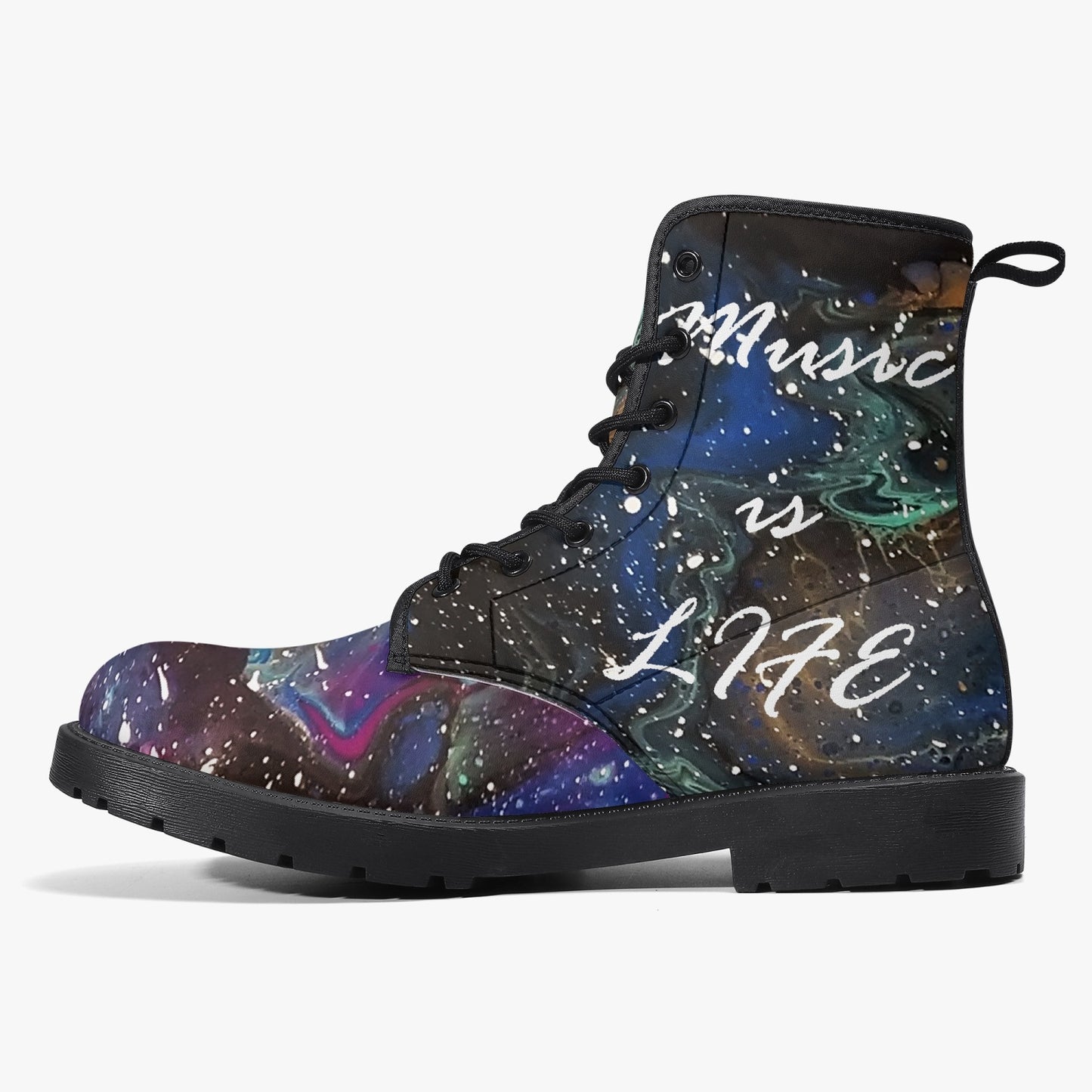 Music Is Life 2 Leather Boots