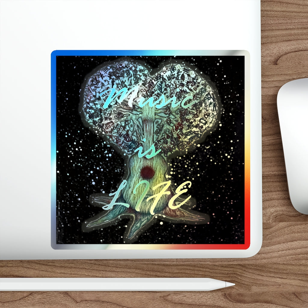 Holographic Die-cut Stickers