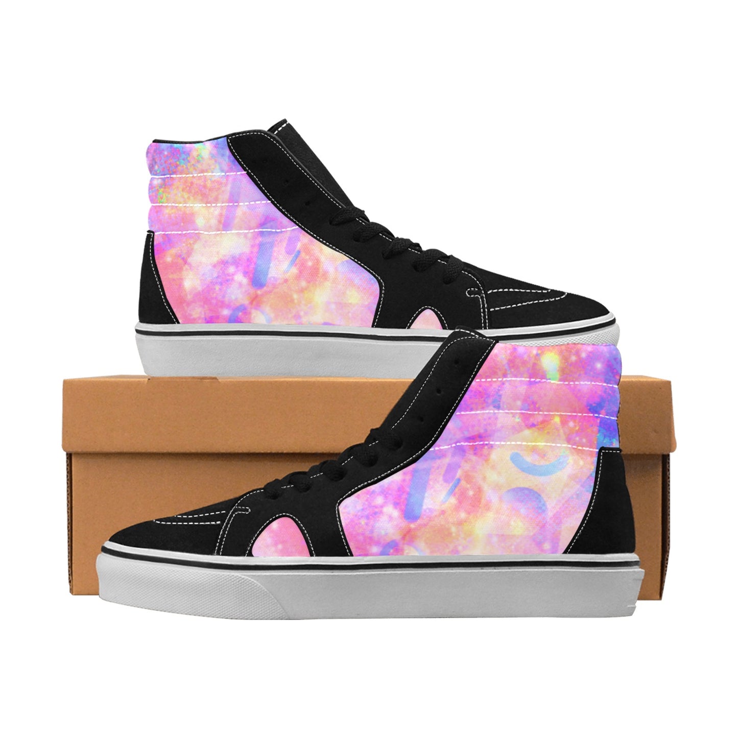 Pastel Skies Women's High-Top Sneakers