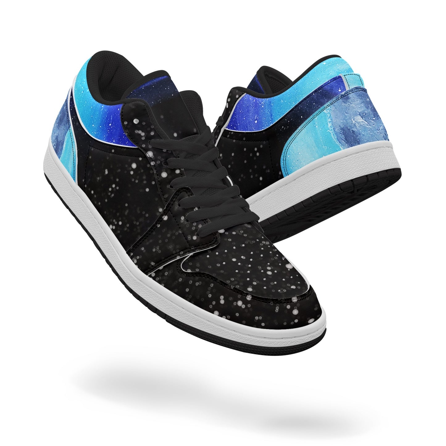 Moonshine and Magic Low-Top AJ1 Leather Sneakers