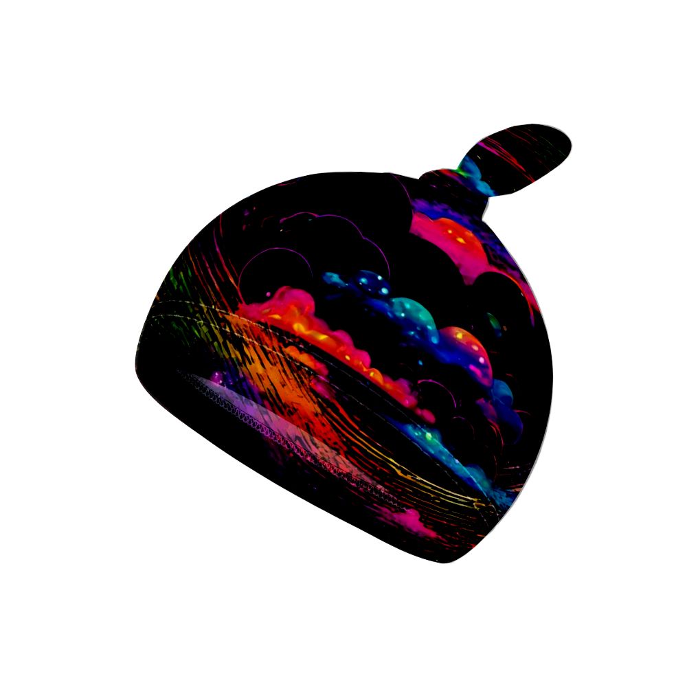 Psychedelic Space Newborn Swaddle Bag/Beanie Hat