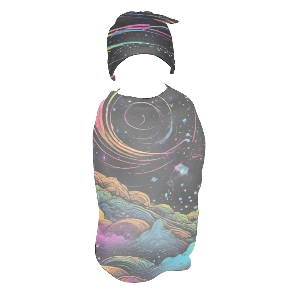 Psychedelic Space 2 Newborn Swaddle Bag/Beanie Hat