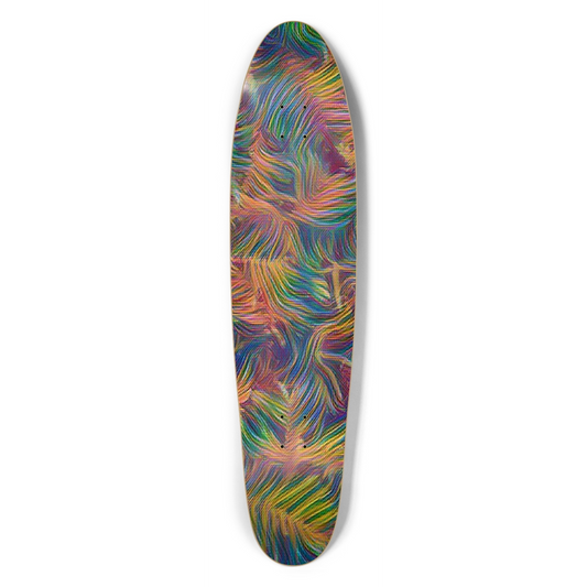 Glow in the Dark Funky WhispersCustom Longboard