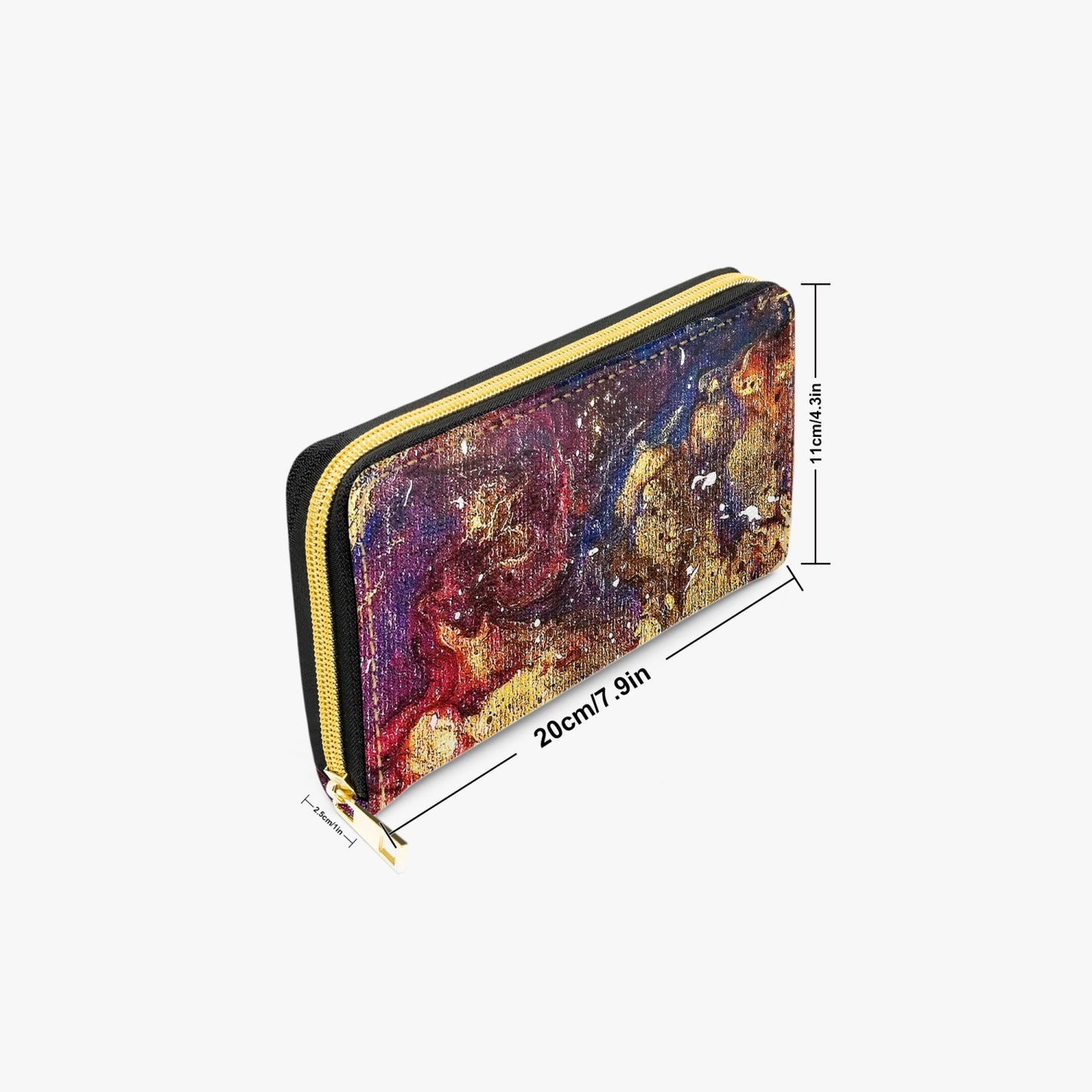 Heaven Meets Universe Long Type Zipper Purse