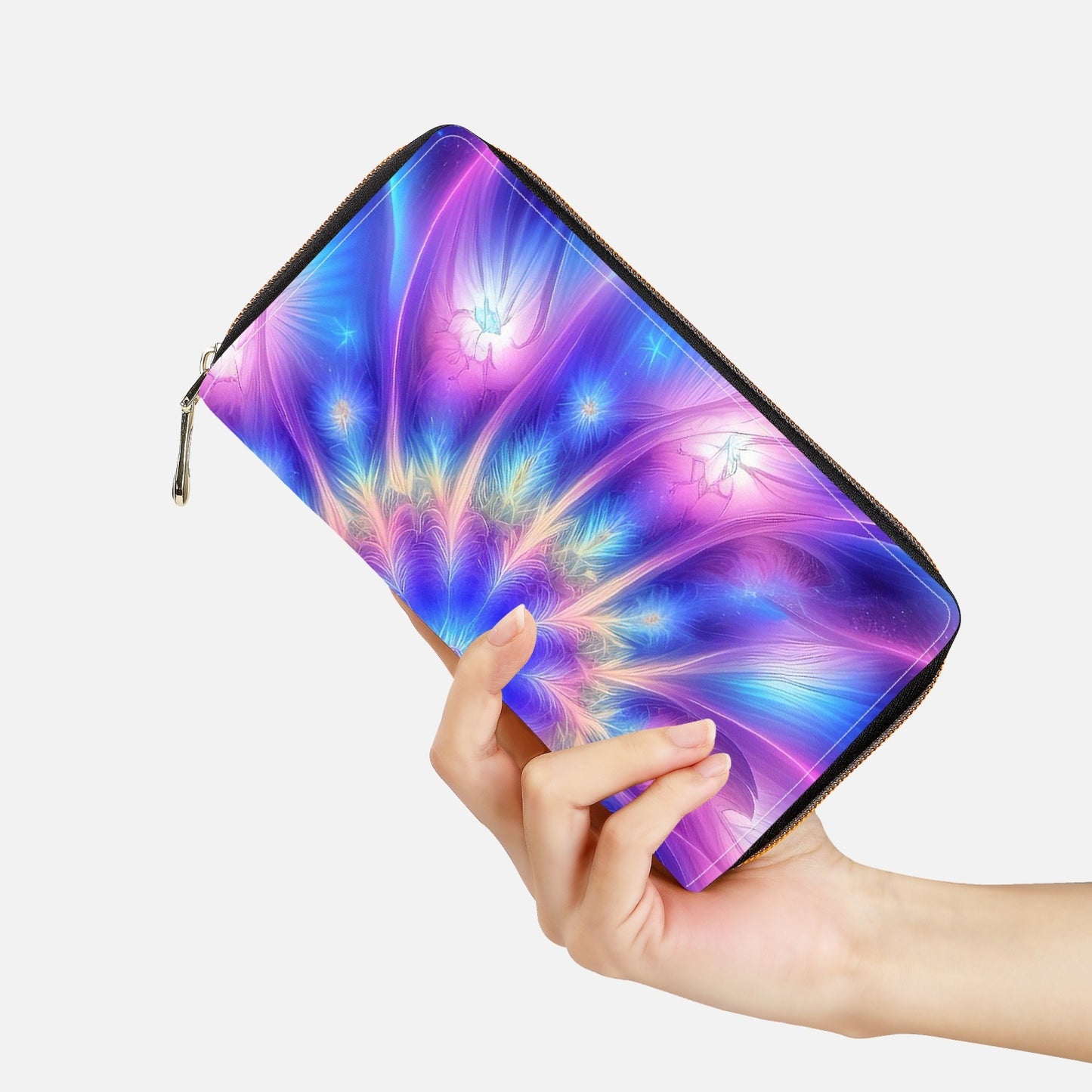 Ascension Tie-Dye Long Type Zipper Purse