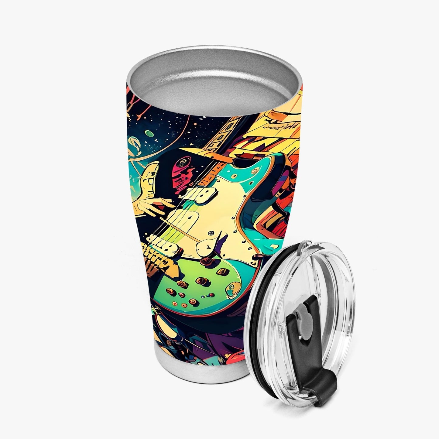 Rockin Guitar 30oz Curve Tumbler