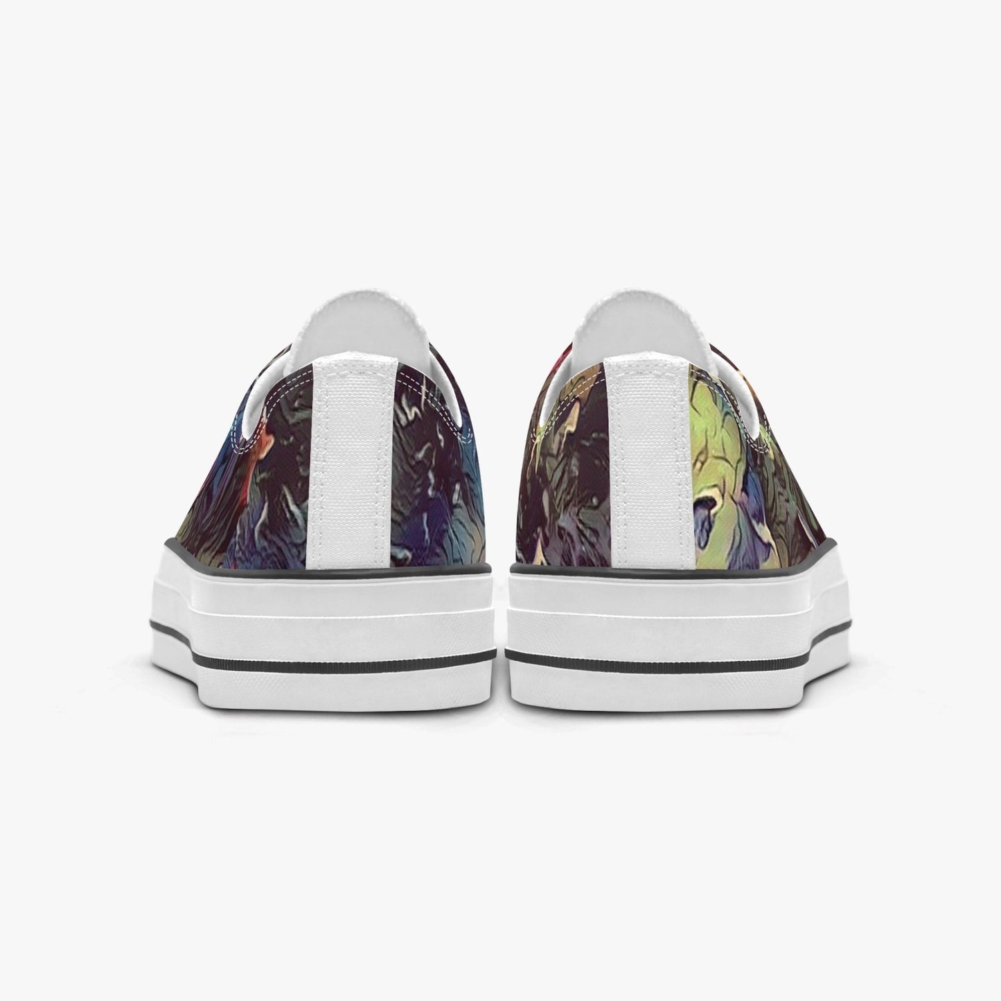 Space Storm Low Canvas Shoes-White sole