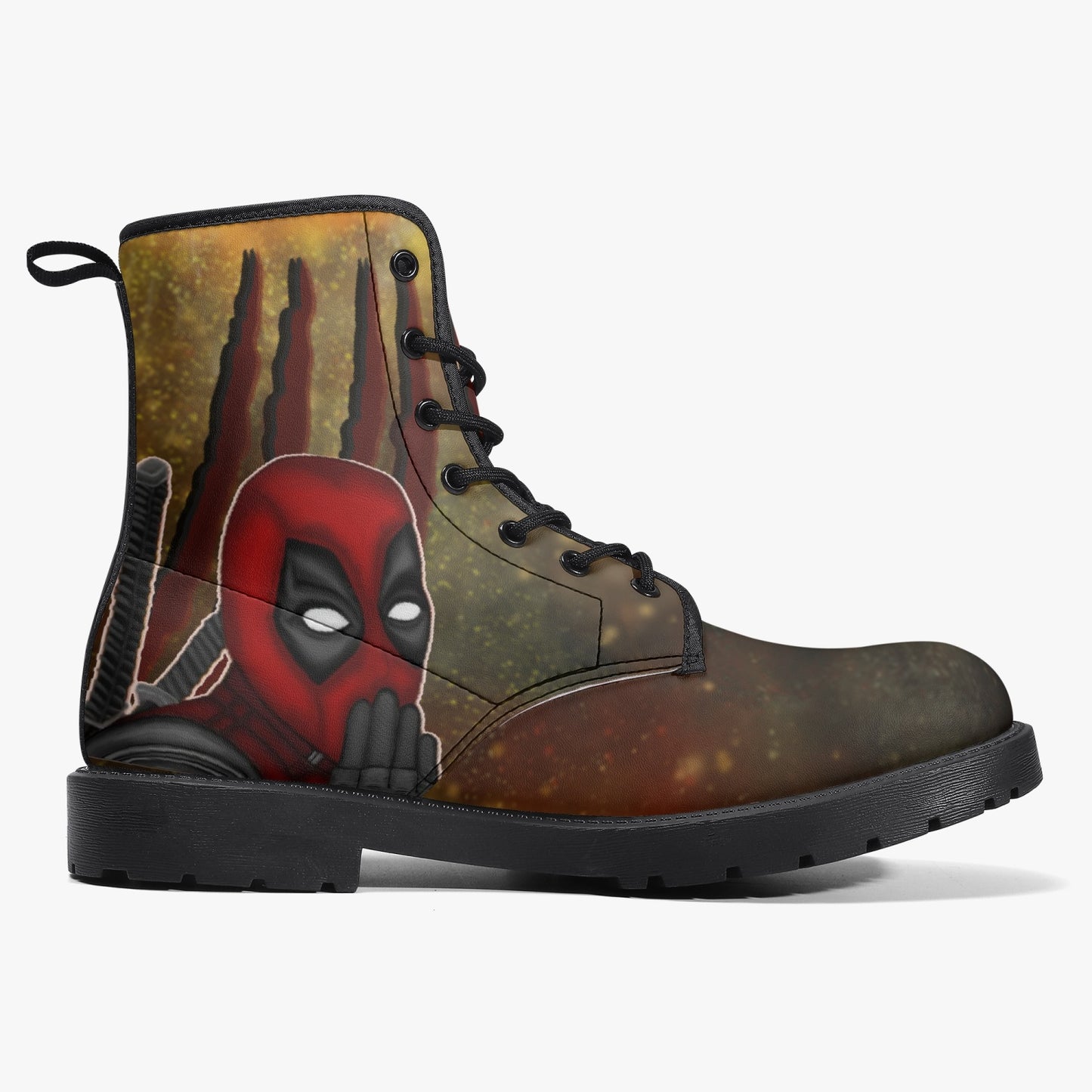 Deadpool/Wolverine Trendy Leather Boots