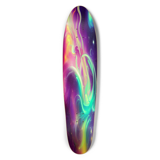 Glow in the Dark Music Space Patter OG Custom Longboard