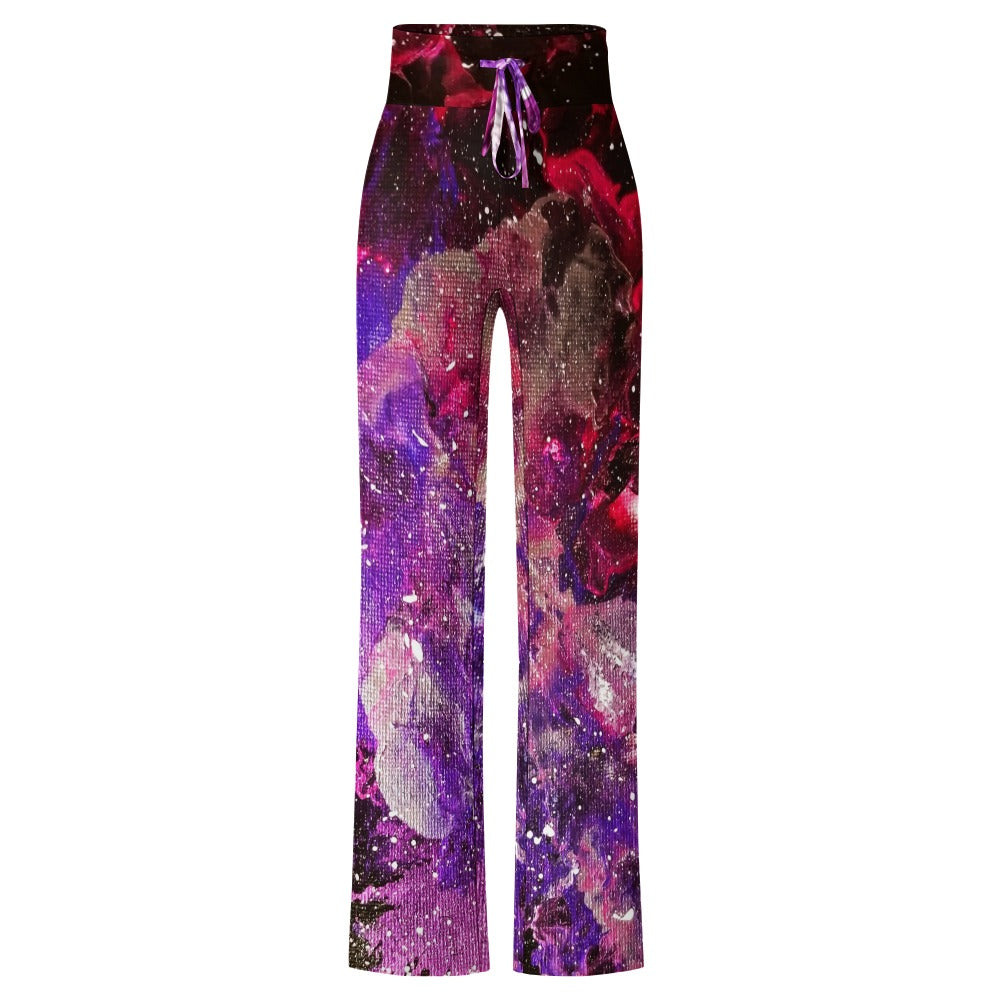 Galactic Love Straight Lace-Up Yoga Pants