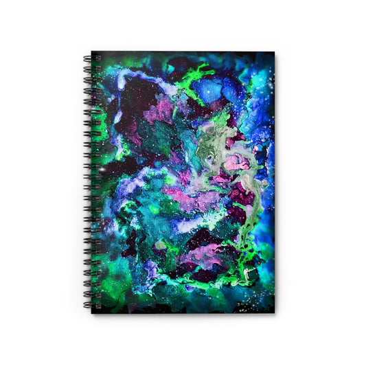 Galaxy Spiral Notebook - Ruled Line
