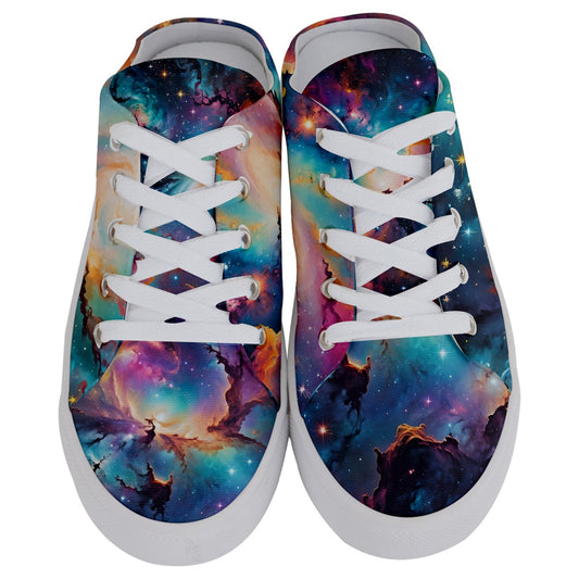 Colorful Space Women's Half Slippers