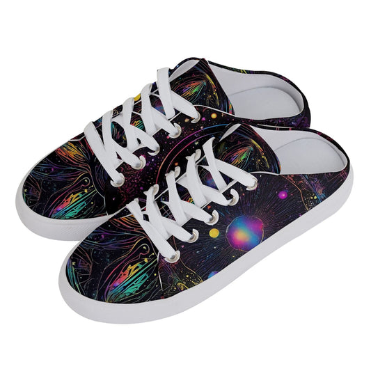 Abstract Psychedelic Space Women's Half Slippers