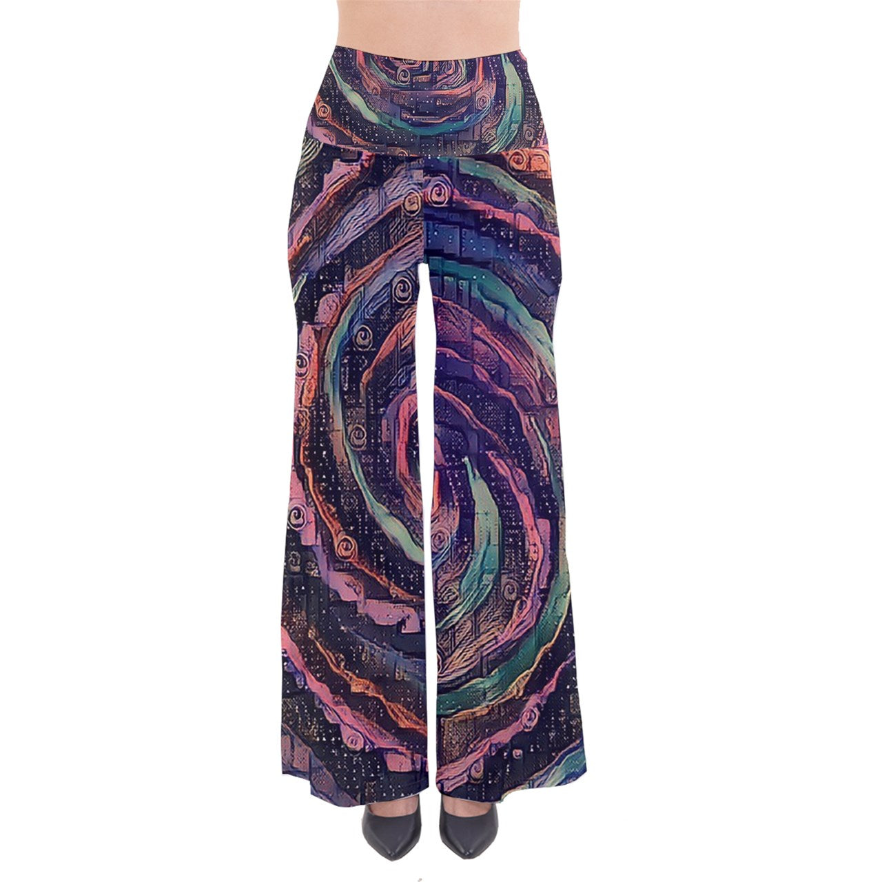 Galactic Whirlpool So Vintage Palazzo Pants