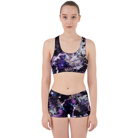 Purple/Blue Galaxy Work It Out Gym Set