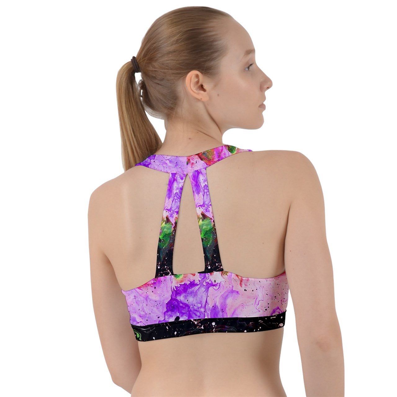 Galactic Fire Sweetheart Sports Bra