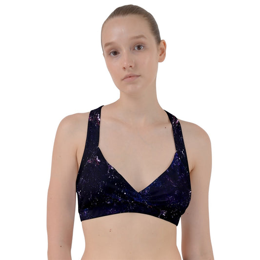 Galactic Darkness Sweetheart Sports Bra