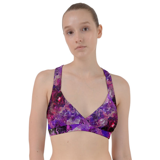 Galactic Love Sweetheart Sports Bra