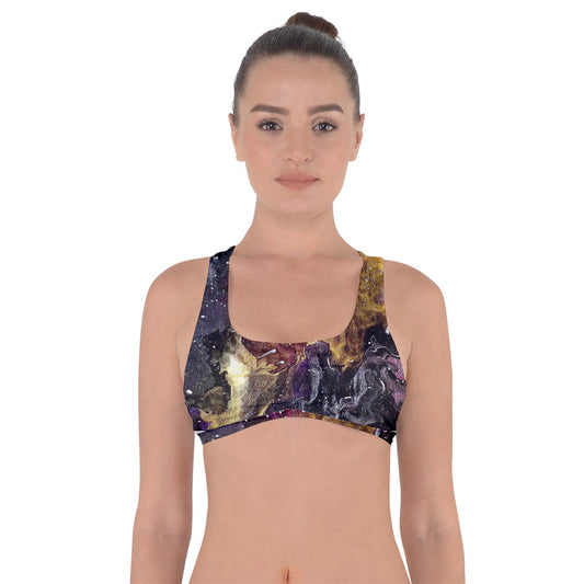 Galactic Clouds Got No Strings Sports Bra