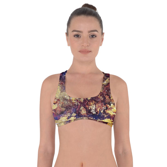 Heaven Meets Universe Got No Strings Sports Bra