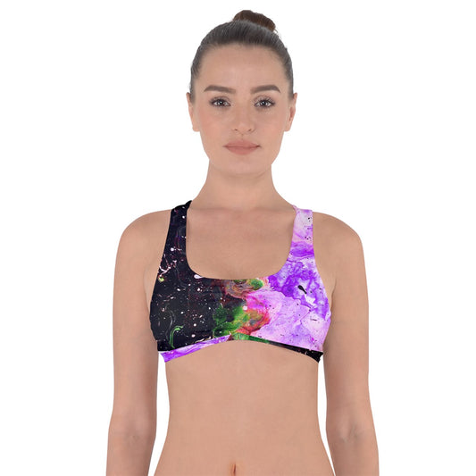 Galactic Fire Got No Strings Sports Bra