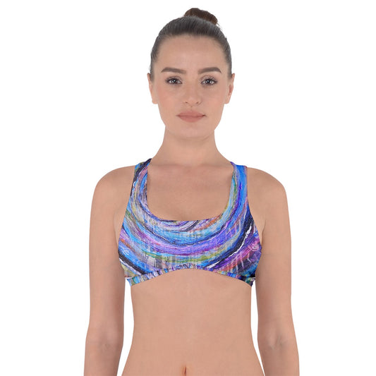 Galactic Whirlpool Got No Strings Sports Bra