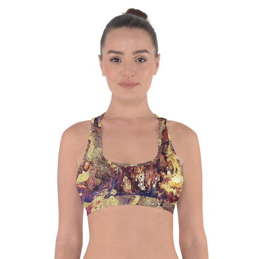 Heaven Meets Universe Cross Back Sports Bra