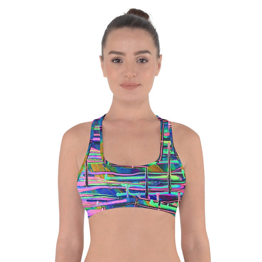 Drip Cross Back Sports Bra