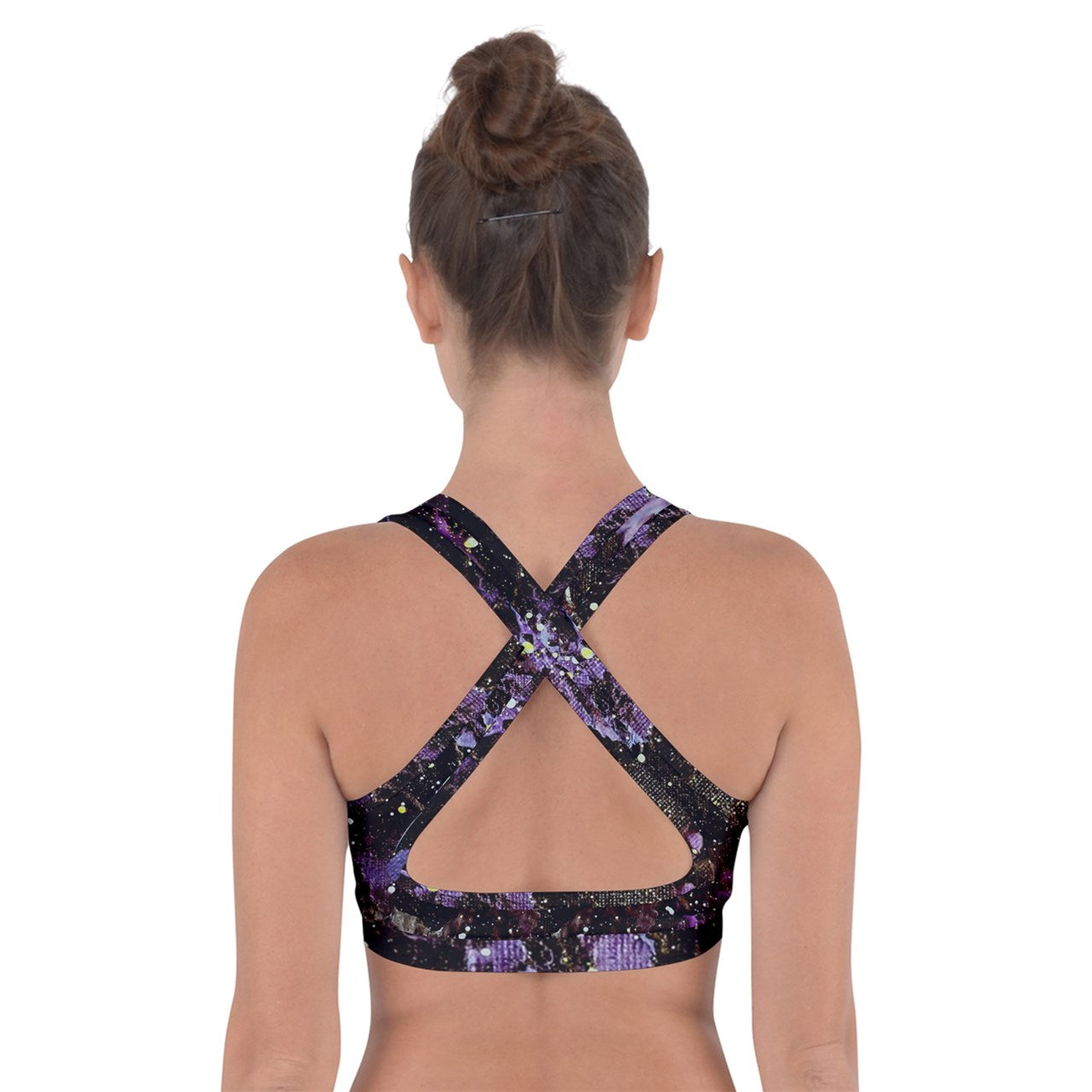 Galactic Storm Cross Back Sports Bra