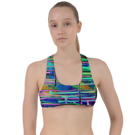 Drip Criss Cross Racerback Sports Bra