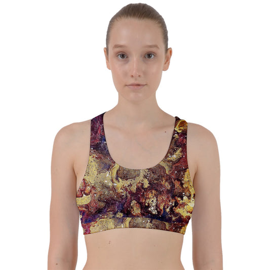 Heaven Meets Universe Back Weave Sports Bra