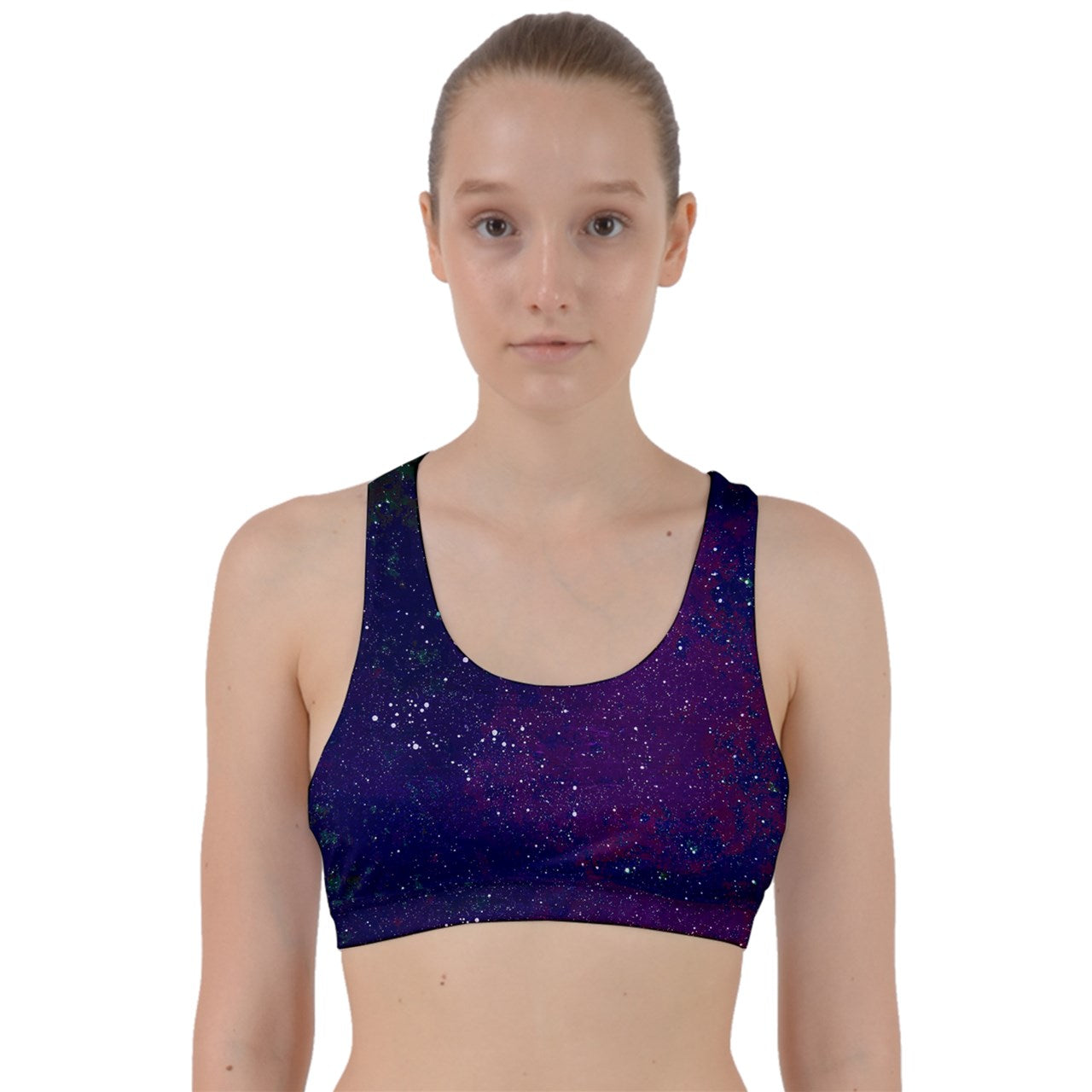 Galactic Atmosphere Back Weave Sports Bra