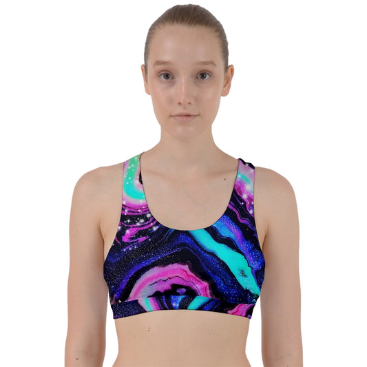 Galactic Beauty Back Weave Sports Bra