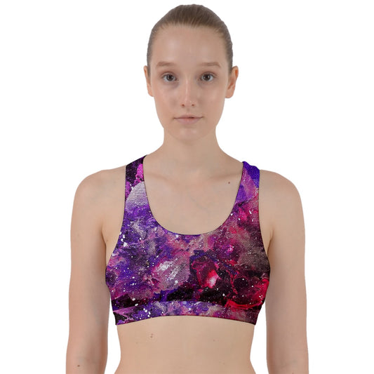 Galactic Love Back Weave Sports Bra