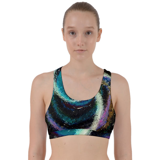 Galactic Sea Back Weave Sports Bra