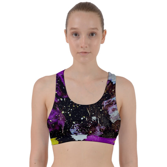 Galactic Storm Back Weave Sports Bra