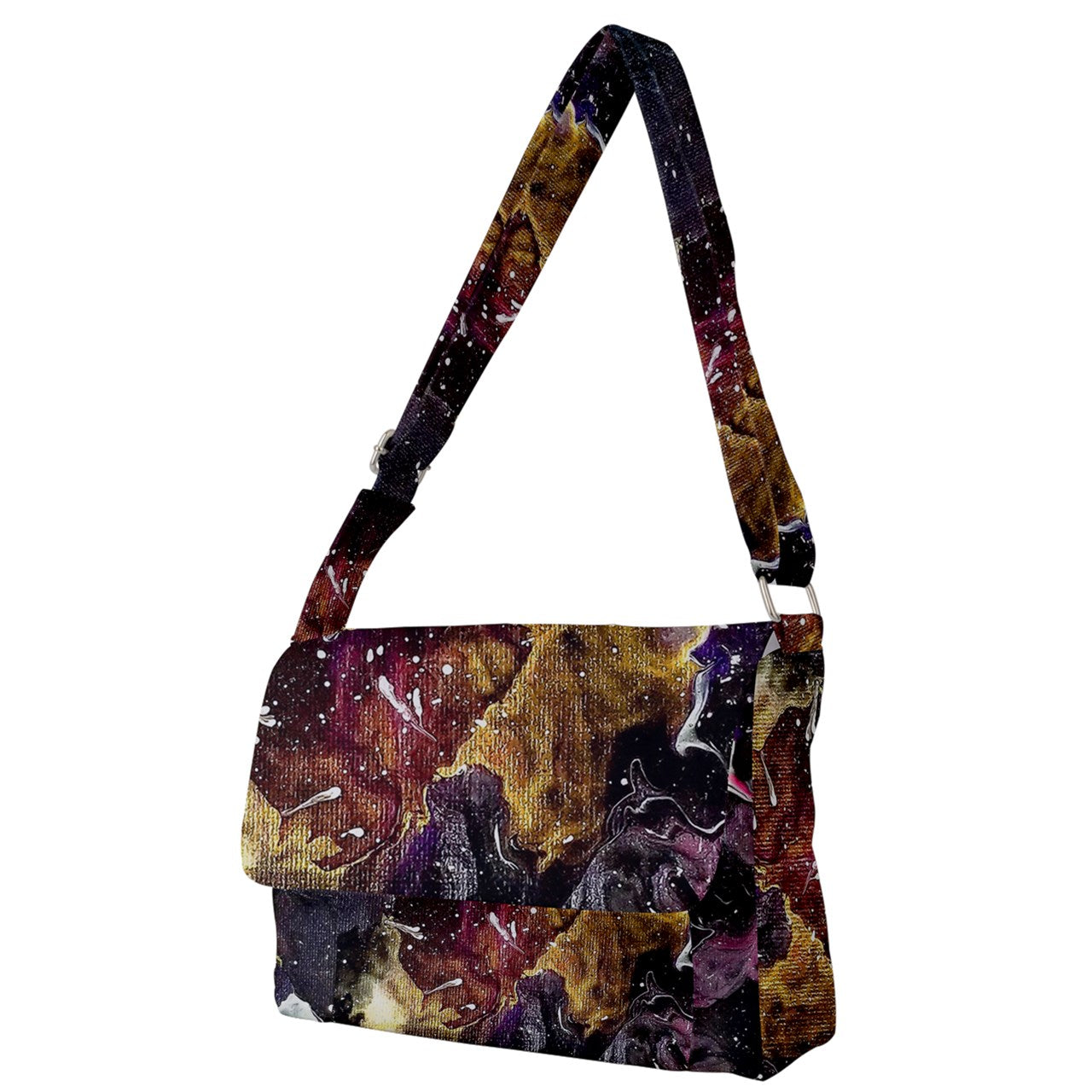 Galactic Clouds Full Print Messenger Bag (L)