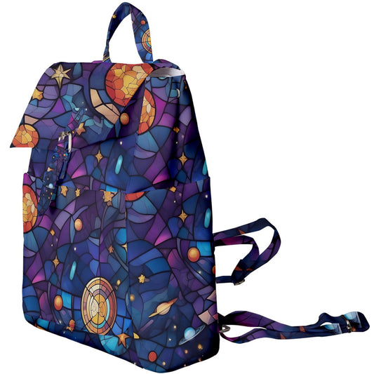 Stained in Space Buckle Everyday Backpack