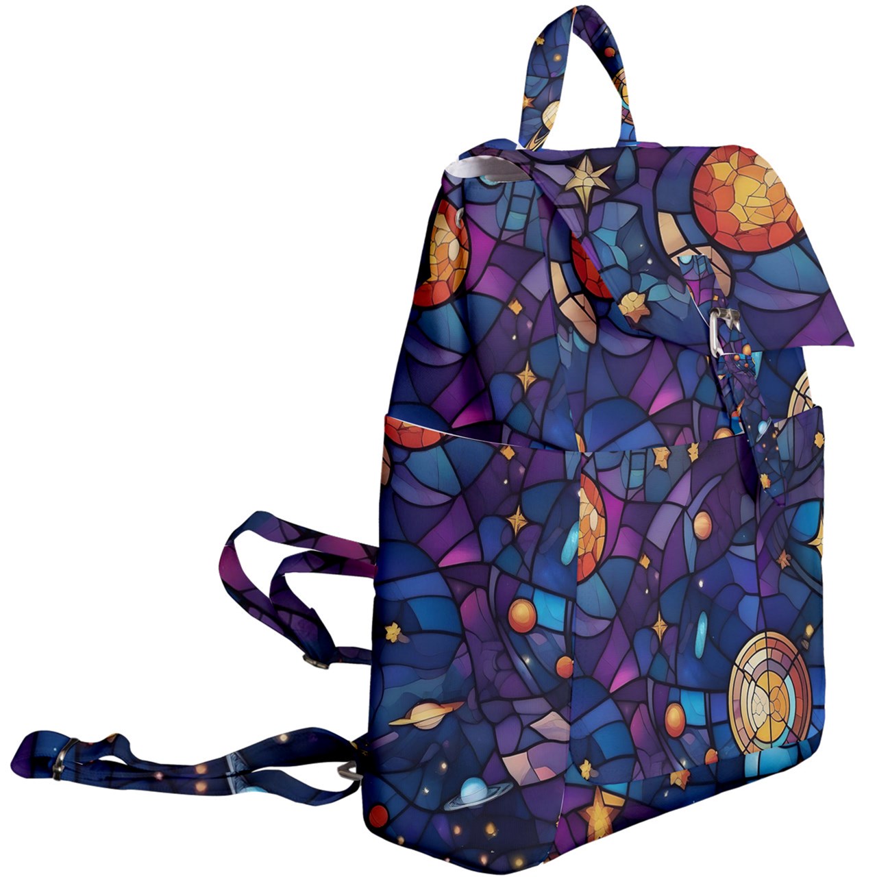 Stained in Space Buckle Everyday Backpack