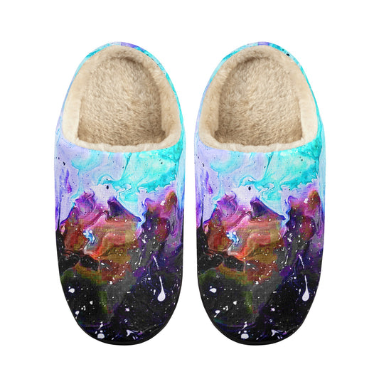 Galactic Fire Unisex Fluffy Winter Slipper Room Shoes